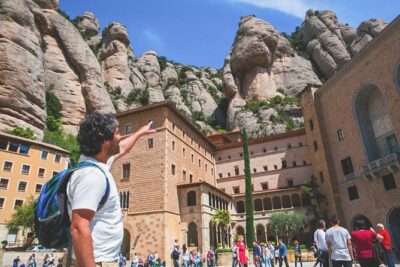 Montserrat Day Trip Private or Small Group with Basilica Tickets - Stop 1 on Montserrat: Creu de Sant Miquel viewpoints and that first wow moment