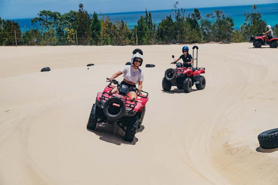 Moreton Island: Tangalooma Day Trip with ATV Quad Bike Tour - Holt Street Wharf to Moreton Island: the cruise that sets expectations