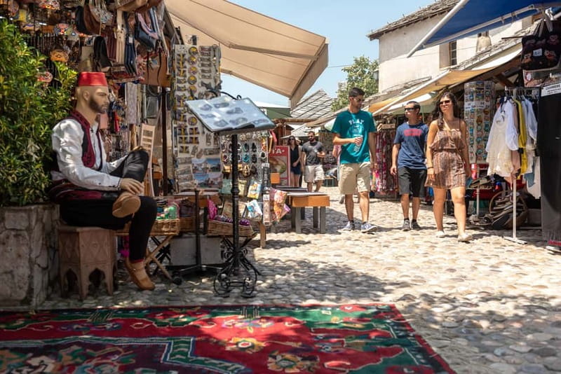 Mostar & Kravice Waterfalls: Guided Day Trip from Dubrovnik - Mostar on the Neretva: contrasts you can actually see