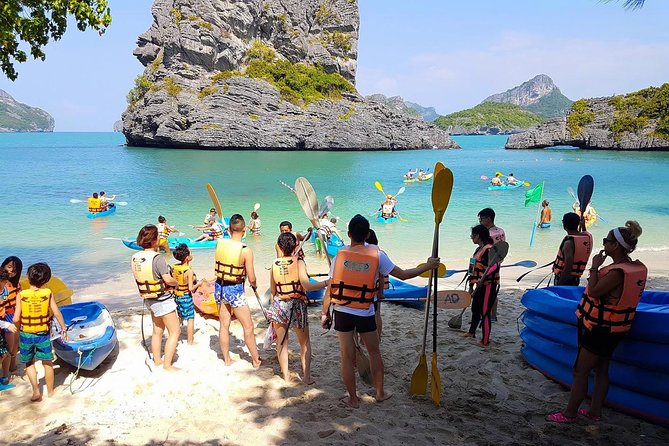 Mr. Tu Day Trip to Angthong Marine Park by Speed Boat from Koh Samui - Kayaking Through Sea Caves: Fun on a Sit-on-Top Kayak (But Weather Calls the Shots)