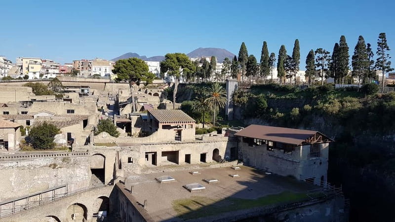 Naples: Herculaneum and Vesuvius Day Trip - Skip-the-line at Herculaneum: the calmer, smaller companion to Pompeii