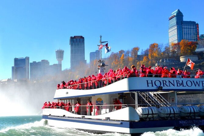 Niagara Falls Canada Day Tour From Toronto + Boat Cruise Option - The optional Niagara City Cruises boat: the mist machine