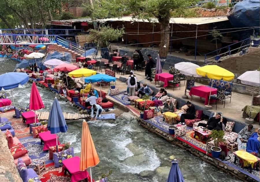 Ourika Valley Day trip: Hike, waterfall, lunch and Relax - Lunch by the river: tajine, fresh bread, and mint tea