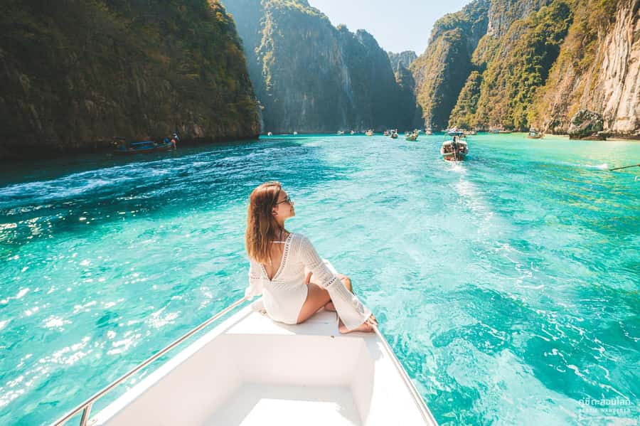 Phuket: Speedboat Day Trip to Phi Phi and Maya Bay - Monkey Beach, Khai Islands: Final Swim Finish Before Return