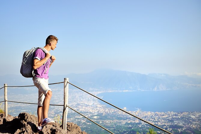 Pompeii and Mount Vesuvius Day Trip from Rome with Pizza Lunch - Skip-the-line Pompeii with official guides and practical timing