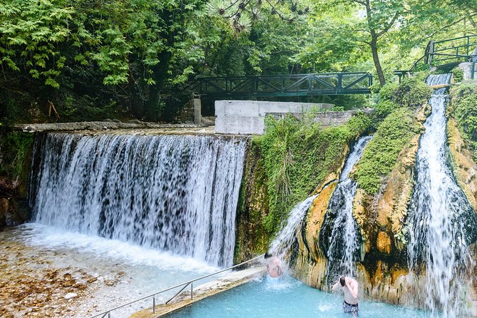Pozar Thermal Baths and Edessa Day Trip from Thessaloniki - Edessa Waterfalls: viewing decks, stairs, and time for Varosi
