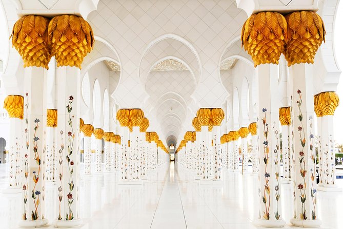 Premium Abu Dhabi Half Day Tour from Dubai - Sheikh Zayed Grand Mosque Center: the main event and dress rules