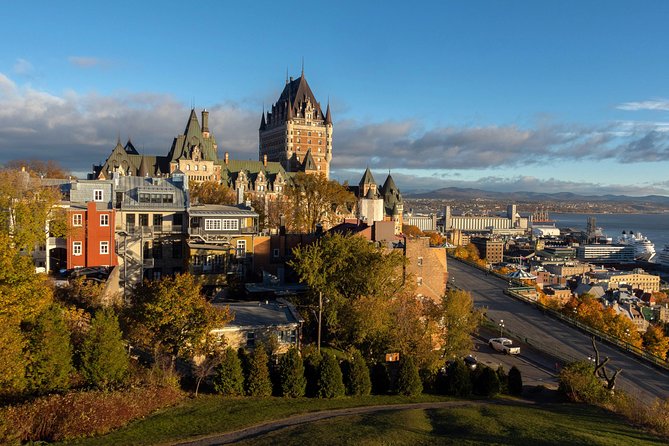 Quebec city & Montmorency Falls 1 Day Tour from Montreal - Montmorency Falls: big views and the cable car reality check