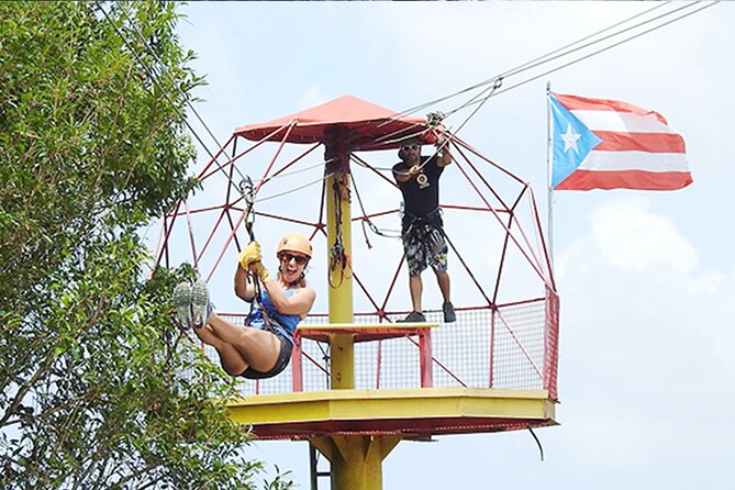 Rainforest Zipline, Luquillo Beach, and Natural Springs Day Trip - Key highlights to know before you go