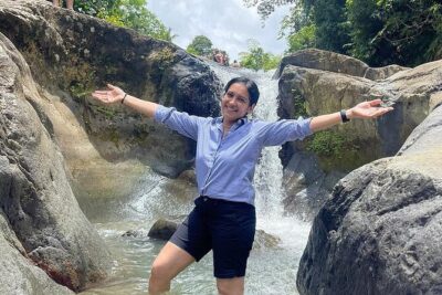 Rainforest Zipline, Luquillo Beach, and Natural Springs Day Trip - Natural springs and rock waterslides: rainforest time that gets real, fast