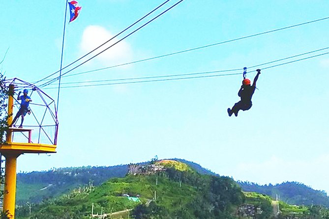 Rainforest Zipline, Luquillo Beach, and Natural Springs Day Trip - Order and timing: why you might get wet before you zip