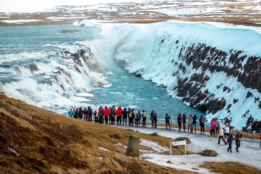 Reykjavik: Golden Circle Day Trip with Blue Lagoon Transfer - Haukadalur geysers: Strokkur’s show is the main event