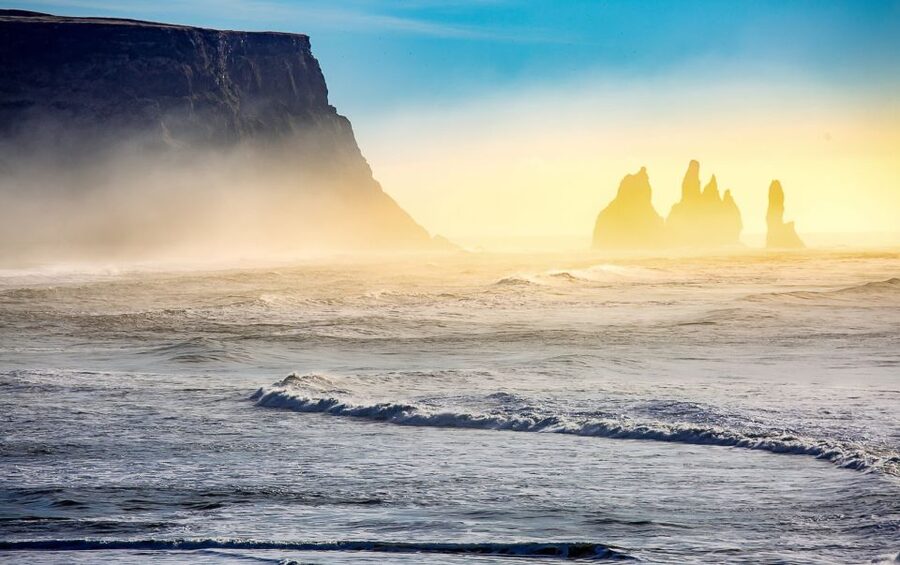 Reykjavík: South Coast Waterfalls, Black Sand & Glacier Tour - Seljalandsfoss: Walking Behind a Waterfall (When Conditions Behave)