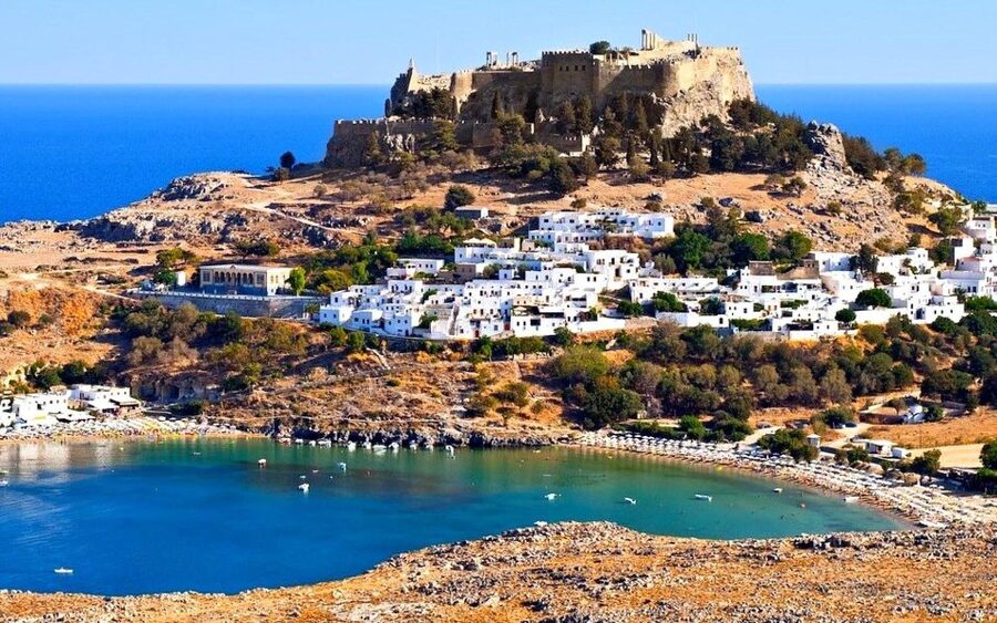Rhodes: Lindos Cruise with 2 Swim Stops - Tsambika Beach (Blue Lagoon): The Final Swim Stop Adds the Reset