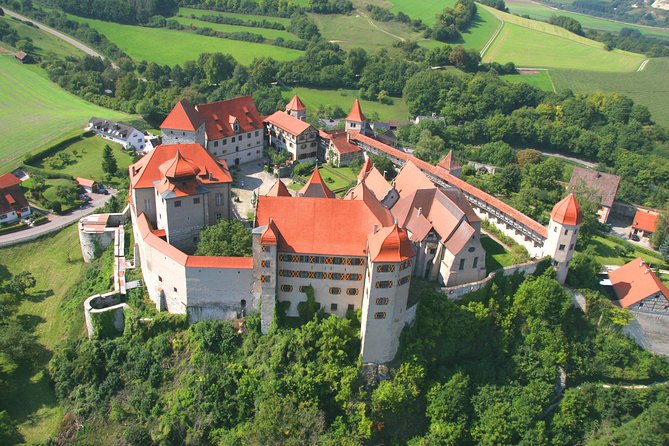 Romantic Road, Rothenburg, and Harburg Day Tour from Munich - Harburg Castle in the morning: optional guided entry and stair reality