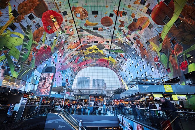 Rotterdam, Delft and The Hague Day Trip from Amsterdam - Markthal lunch time: using the 1-hour break well
