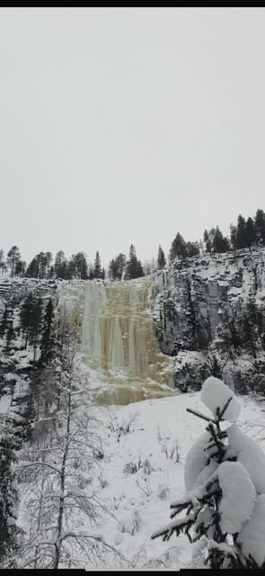 Rovaniemi: Korouoma Frozen Waterfalls Hike & Hot BBQ Lunch - Frozen waterfalls and ice formations: where your photos actually happen