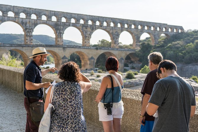 Saint Remy, Les Baux and Pont du Gard Small Group Half-Day Trip - Pont du Gard: Roman Engineering With the Ticket Covered
