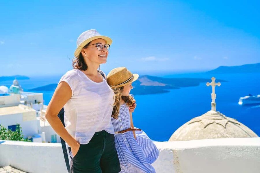 Santorini Guided Day Trip From Crete with Ferry Tickets - First Stop: Oia’s Blue Domes and Cliffside Walks
