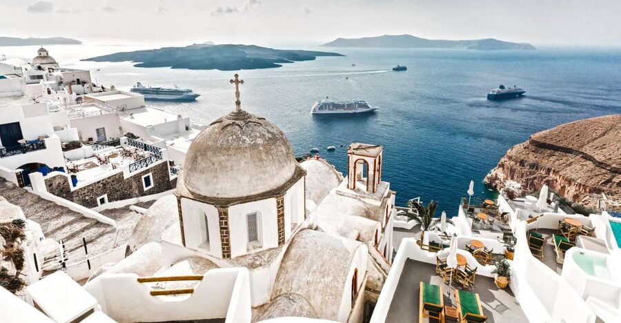 Santorini: Island Highlights Guided Day Trip with Oia Sunset - Prophet Elias: Starting High for Bigger Caldera Views