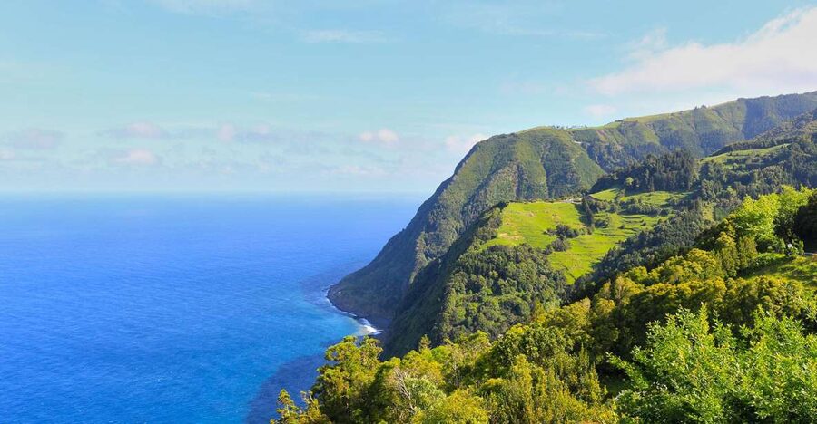 São Miguel: Nordeste, Cliffs & Waterfall Day Trip with Lunch - Ponta do Arnel: the oldest lighthouse feeling cinematic