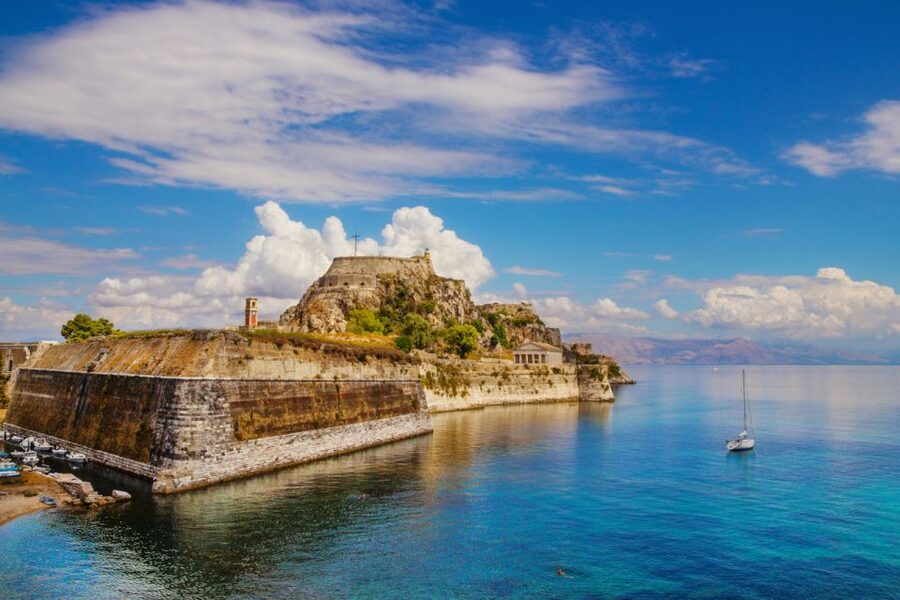 Saranda: Corfu Town and Palaiokastritsa Day Trip with Cruise - Paleokastritsa beaches and optional cave boat trips