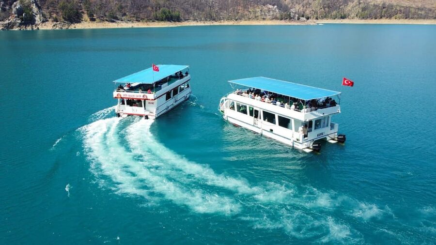 Side: Cabrio Bus and Boat Day Trip at the Green Lake - Green Lake Oymapınar: the boat cruise plus lunch timing that affects your mood