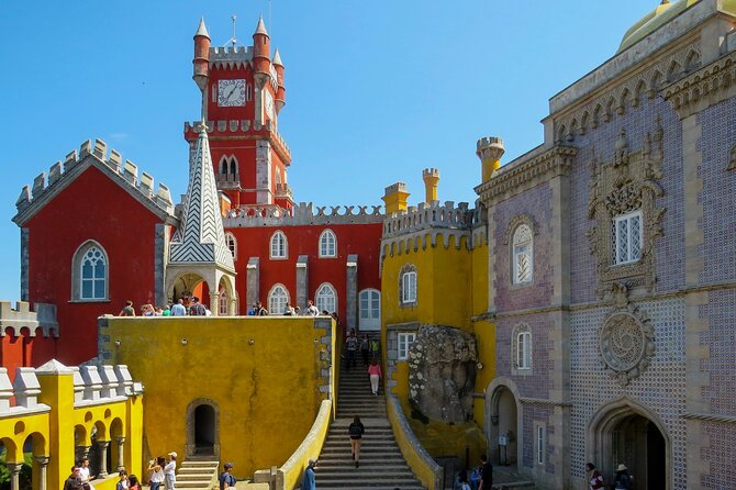 Sintra, Pena Palace, Quinta da Regaleira & Cascais Group Tour - Pena Palace on your terms: free time plus optional interiors
