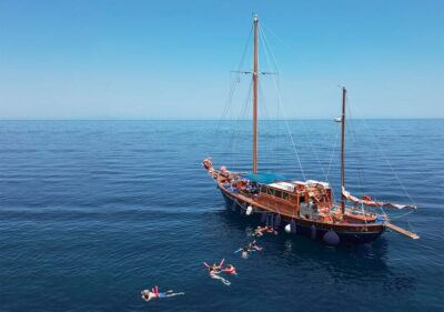 Skiathos: Wooden Sailboat Full- or Half-Day Trip with Meal - Getting on board: where to find Katerina Traditional Sailing