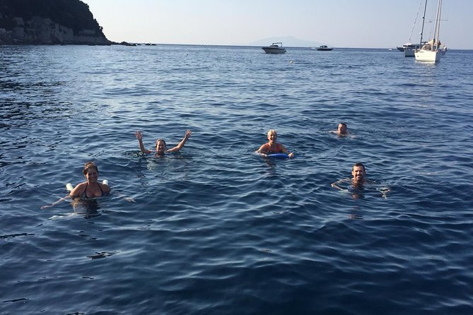 Small Group Amalfi Coast Day Trip from Positano or Praiano - Swim stops, masks, and the onboard perks that make the day feel worth it
