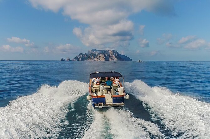 Small Group Day Trip to Capri from Positano or Praiano - The cruise stops around Capri: White Grotta, Natural Arch, Faraglioni