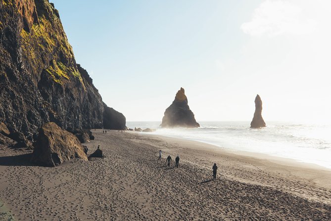 South Coast Day Tour Black Sand Beach & Waterfalls from Reykjavik - Solheimajokull Glacier Walk: Touching Ice Without the Hassle