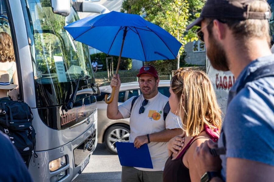 Split: Krka Waterfalls Guided Day Trip with Swim & Boat Tour - Plastovo and the Wine Stop: Ante Sladić Vino in the Dalmatian Hinterland