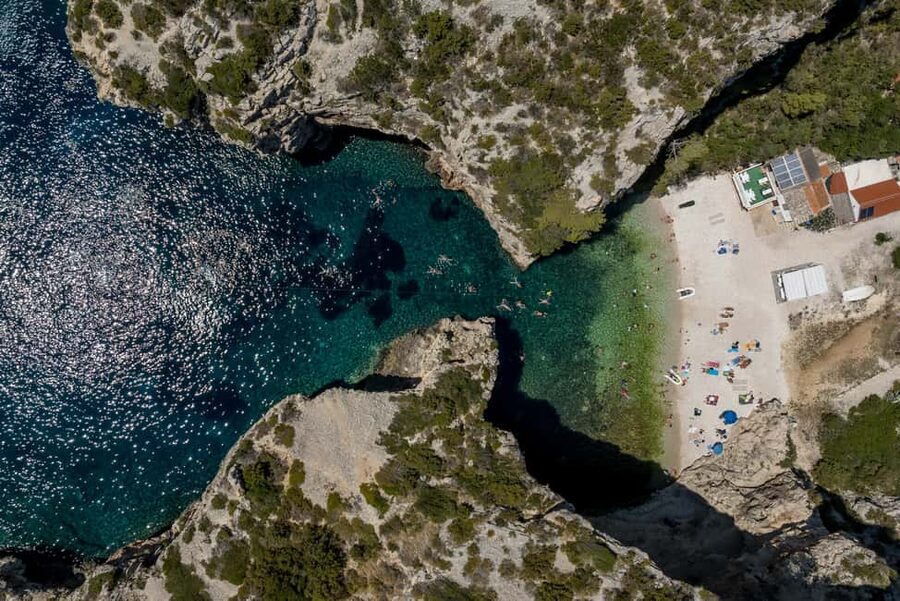 Split or Trogir: Blue Cave, Vis, and Hvar Speedboat Day Trip - Blue Cave and Biševo: the color payoff, plus the cash detail