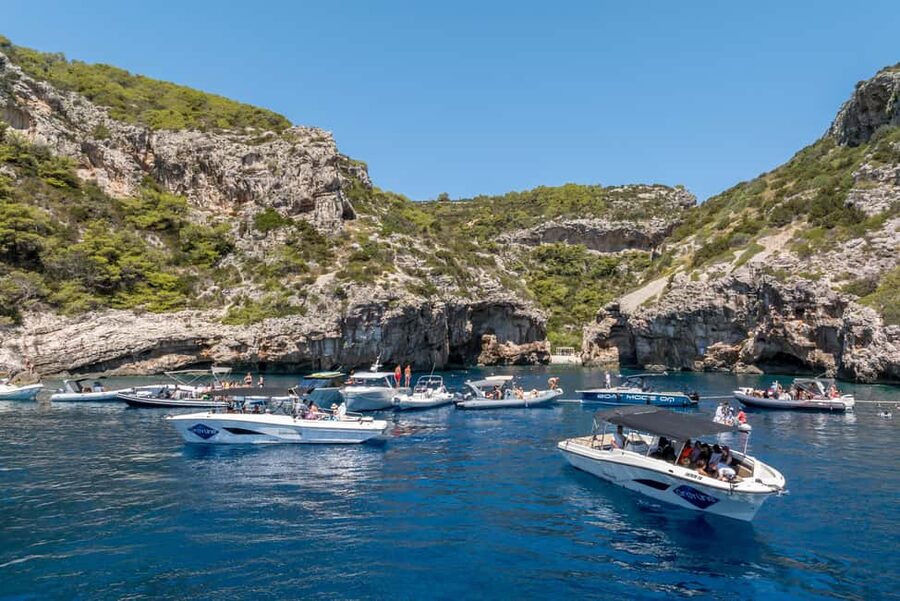 Split or Trogir: Blue Cave, Vis, and Hvar Speedboat Day Trip - Stiniva Cove: quick look, big-water vibe, and what can change