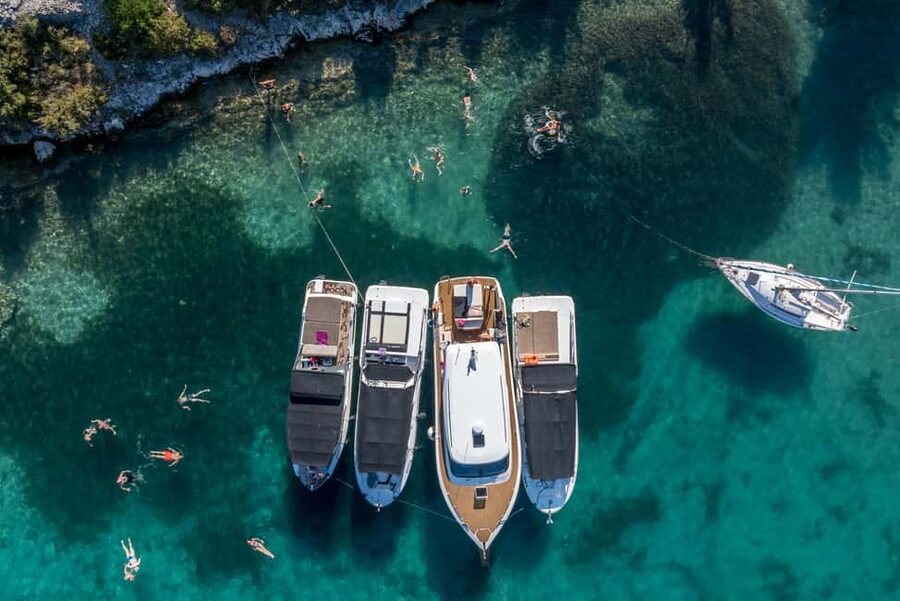 Split or Trogir: Blue Cave, Vis, and Hvar Speedboat Day Trip - Budikovac Island (Veliki Budikovac): where swimming time gets real