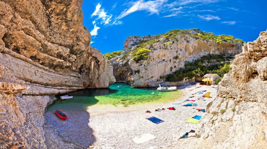 Split or Trogir: Blue Cave, Vis, and Hvar Speedboat Day Trip - Hvar City on foot: fortress views and narrow streets without the hurry