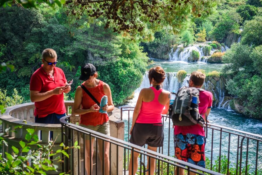 Split/Trogir: Krka National Park Day Trip & Boat to Skradin - Krka National Park: the waterfall moment and the walking rhythm