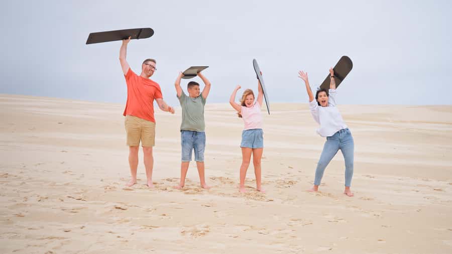 Sydney: Port Stephens Dolphin Cruise & Sandboarding Day Trip - Nelson Bay Lunch: Where the Day Gets Its Reset Button