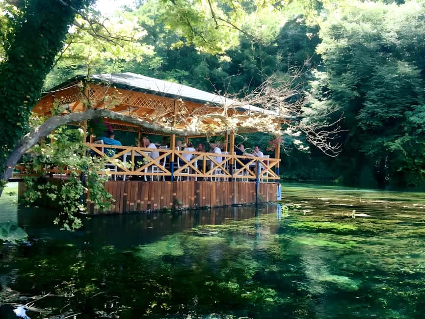 Tirana/Durres/Golem: Saranda, Ksamil, Blue Eye Day Trip - Ksamil Beaches: Swim Time, Island Boats, and Real Beach Energy