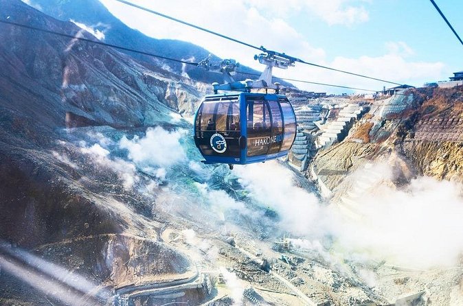 Tokyo: Mt. Fuji Cruise & Hakone Ropeway Day Trip by Bus - Owakudani Volcanic Valley and the Ropeway Over Active Ground