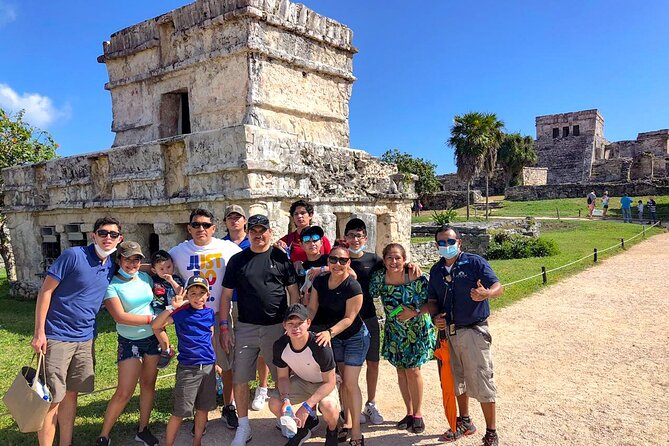Tulum and 2 Cenotes Half Day Tour from Riviera - Canamayte Cenote & Ecopark: semi-open swim then cavern cool