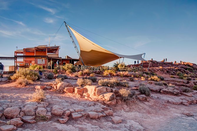 VIP Luxury Grand Canyon West and Hoover Dam with Skywalk - Guano Point: lunch with big-sky canyon views