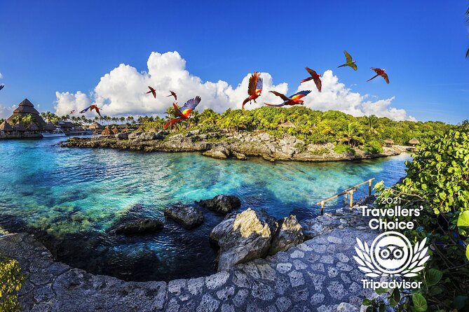 Xcaret Park Day Trip, transportation and Cultural Night Show - The wildlife and nature circuit: birds, orchards, reptiles, and more